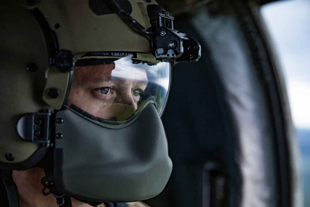 Task Force Knighthawk Honors Their Commander with Final Flight Before Retirement