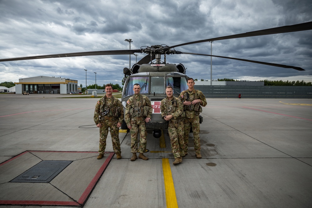 Task Force Knighthawk Honors Their Commander with Final Flight Before Retirement