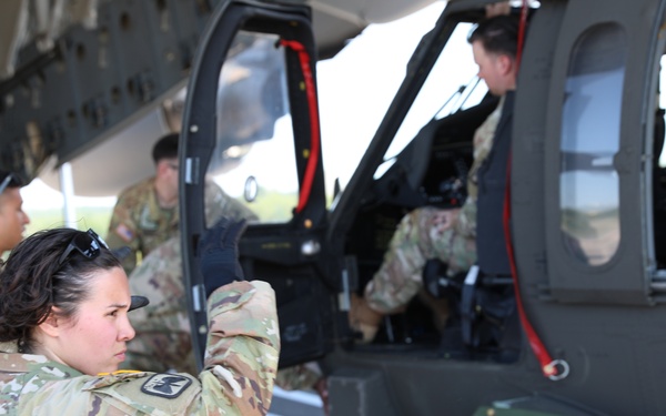 Wiesbaden UH60V Helicopter Delivery