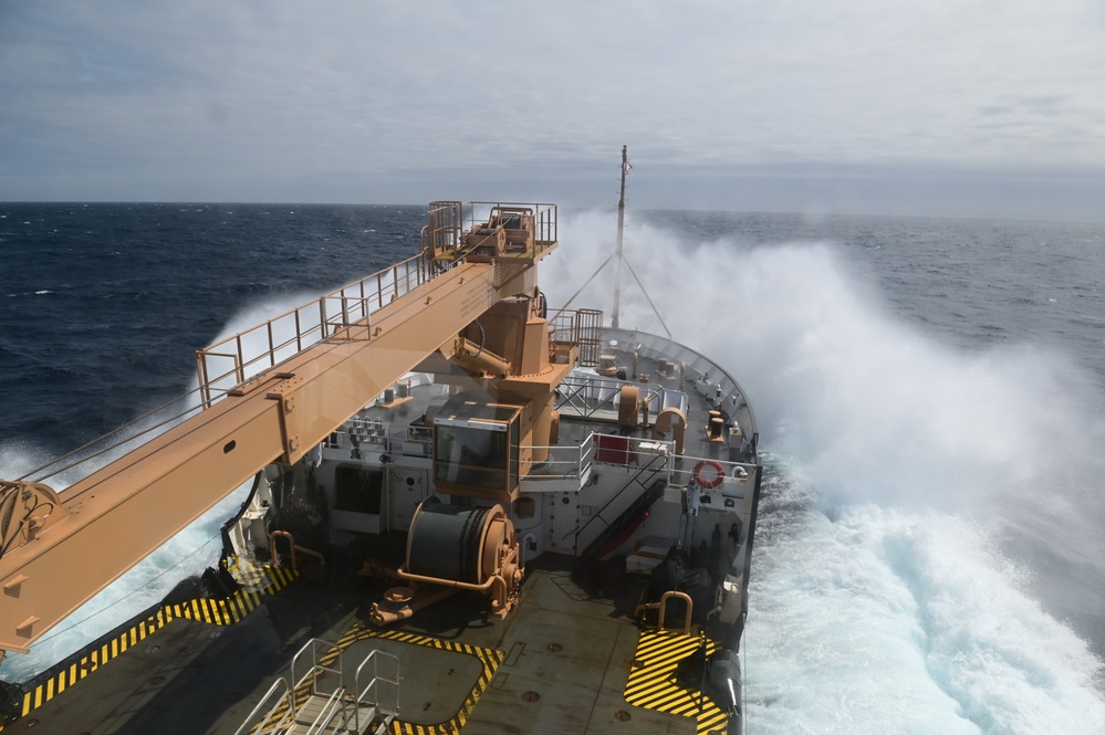 U.S. Coast Guard Cutter Sycamore en route to Exercise Argus