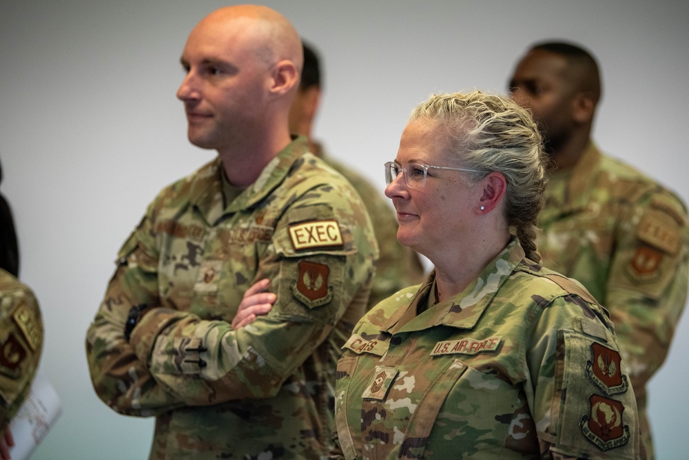 Chief Cates Visits Spangdahlem