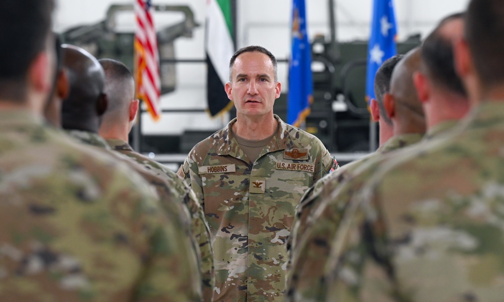 380th AEW welcomes new commander