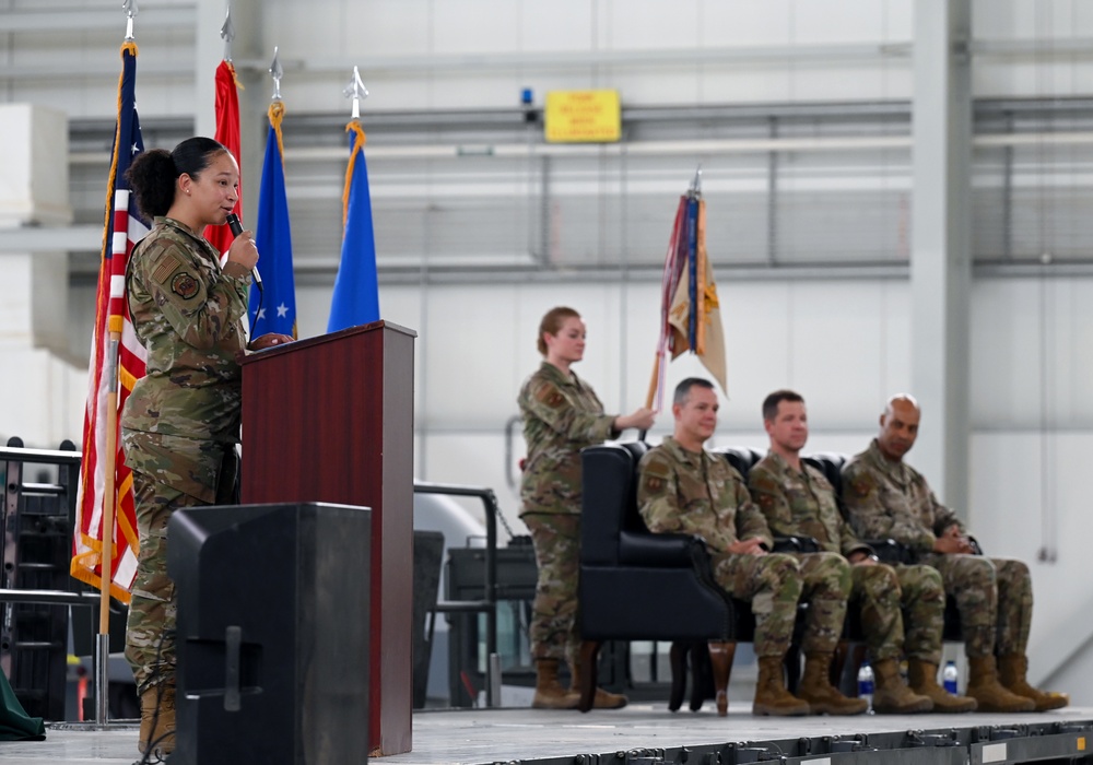 380th AEW welcomes new commander