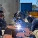 Topside Welding with Latvian divers during BALTOPS23