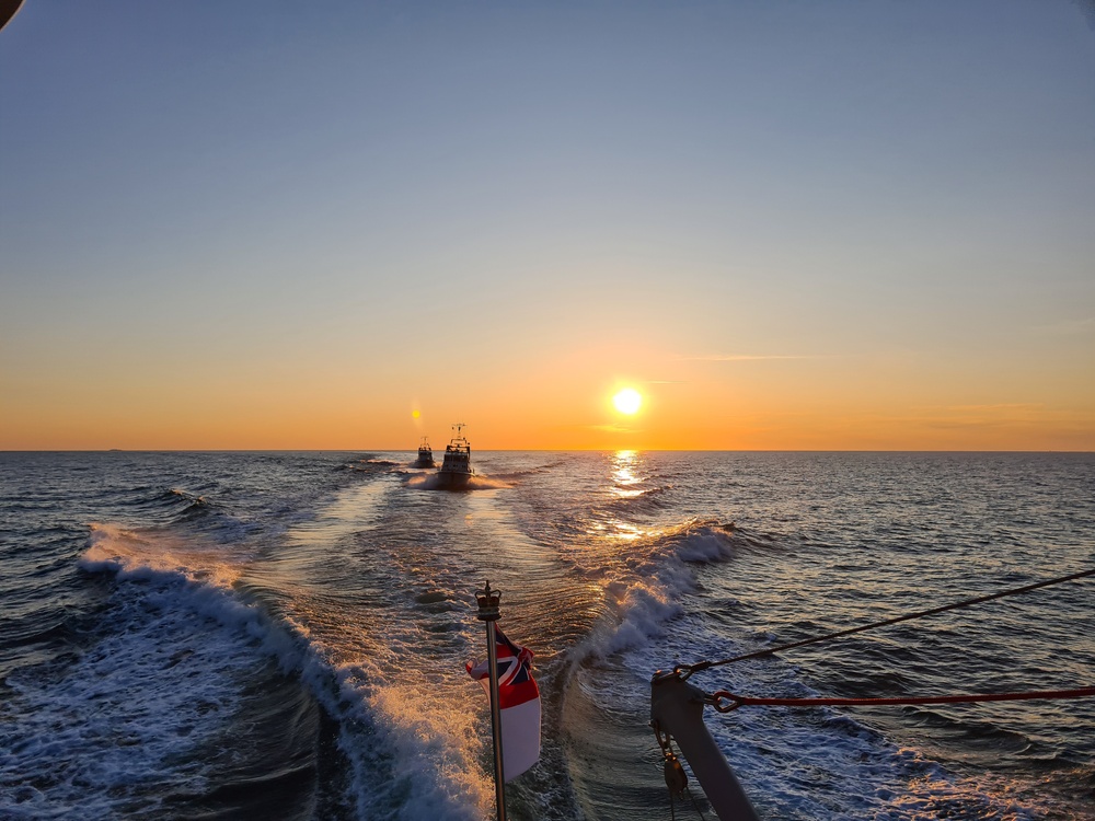 Royal Navy ships operate in Baltic Sea during BALTOPS23