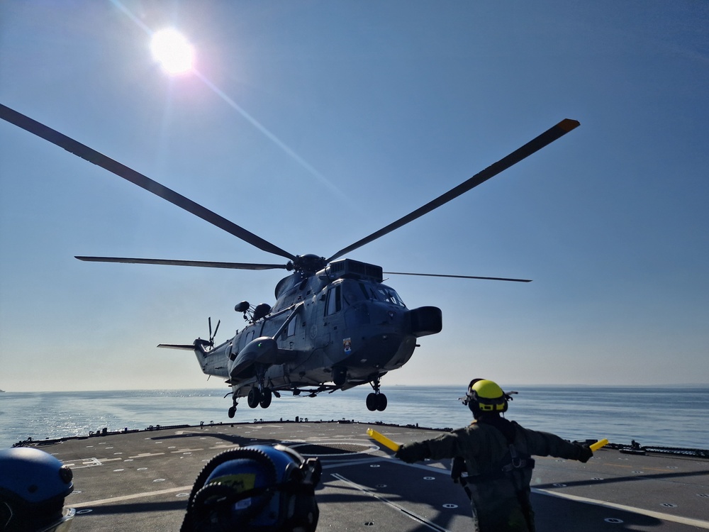 German Chancellor Olaf Scholz visits SNMG1 during BALTOPS23