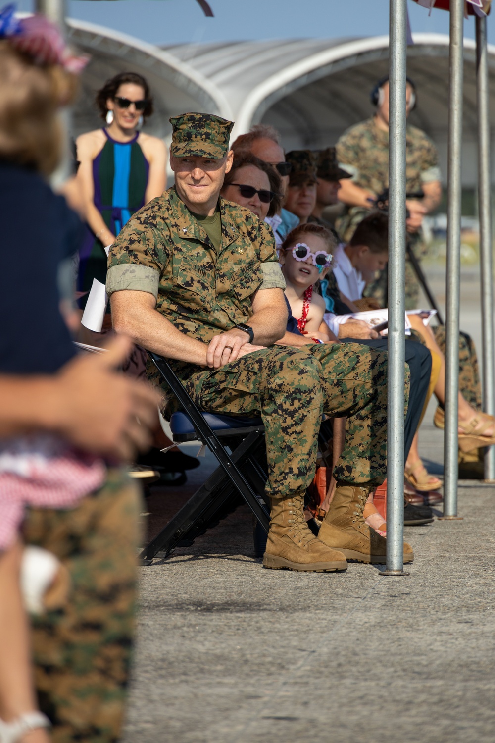 H&amp;HS Change of Command Ceremony
