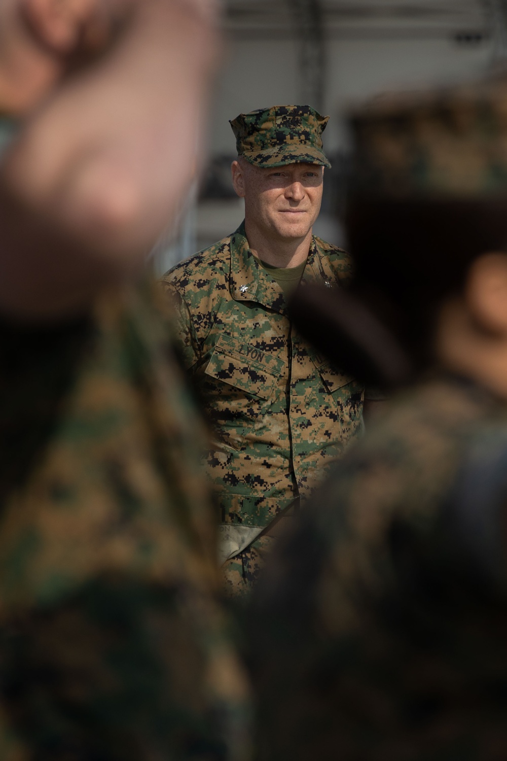 H&amp;HS Change of Command Ceremony