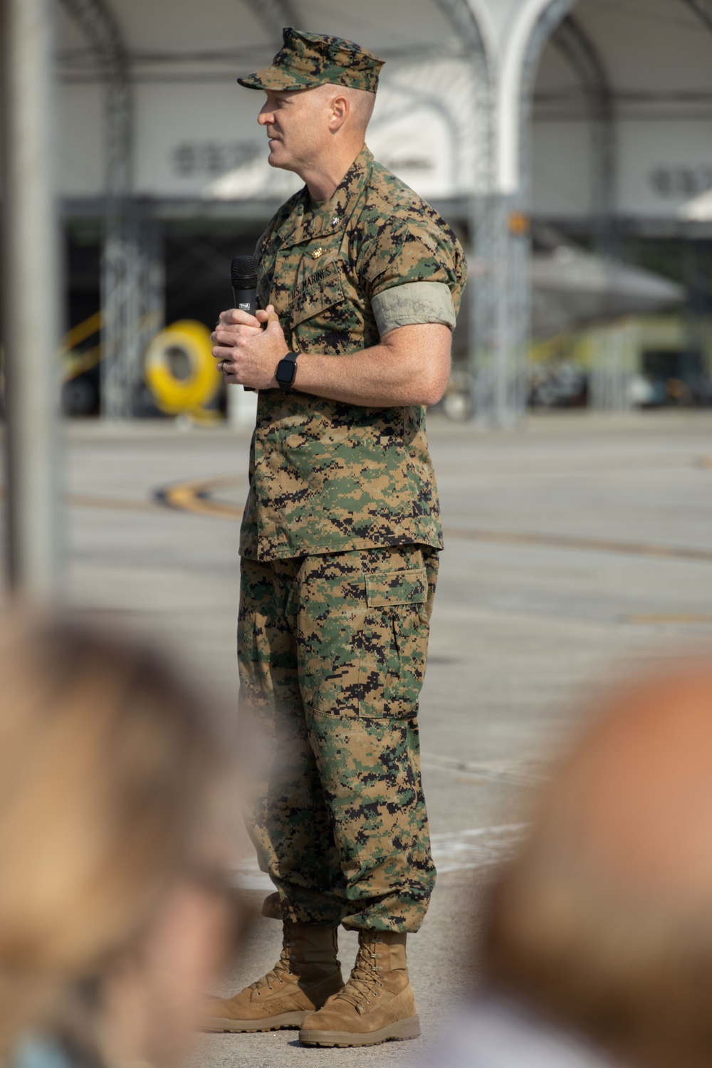 H&amp;HS Change of Command Ceremony