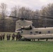 Michigan Army National Guard Chinooks Transport Marines