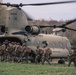 Michigan Army National Guard Chinooks Transport Marines