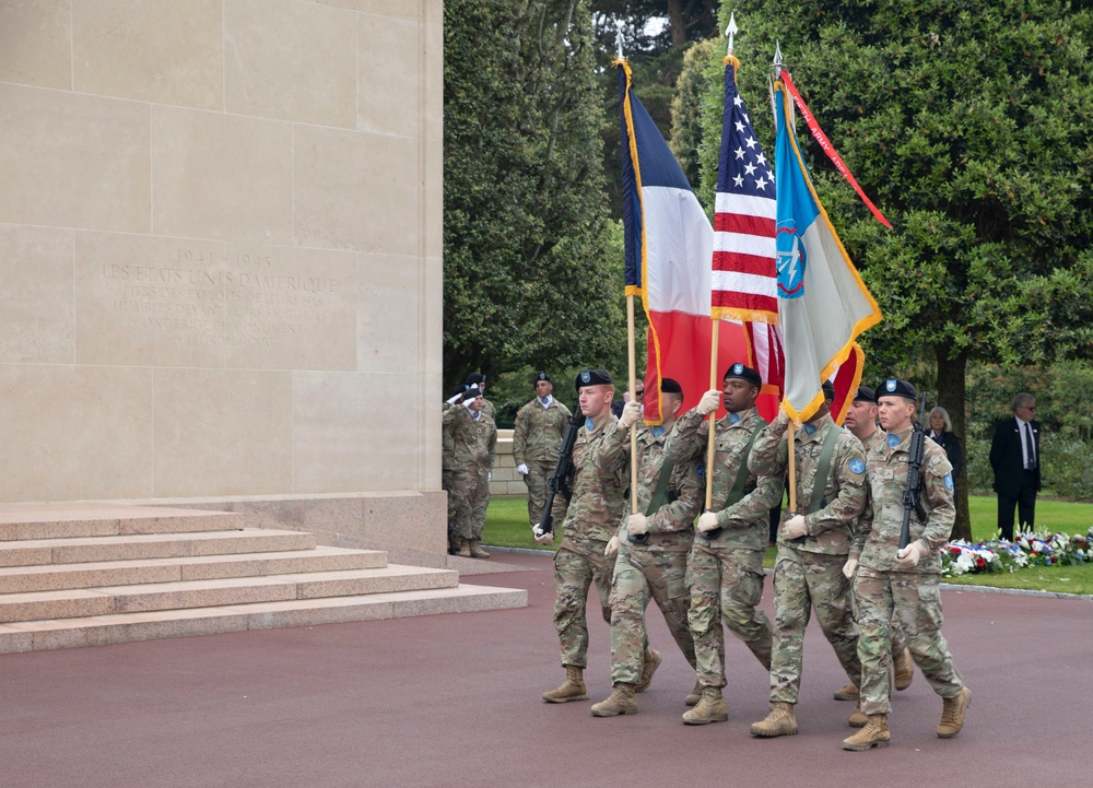 D- 79 Normandy American Cemetery Ceremony