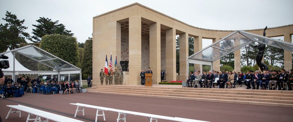 D-Day 79 Normandy American Cemetery Ceremony