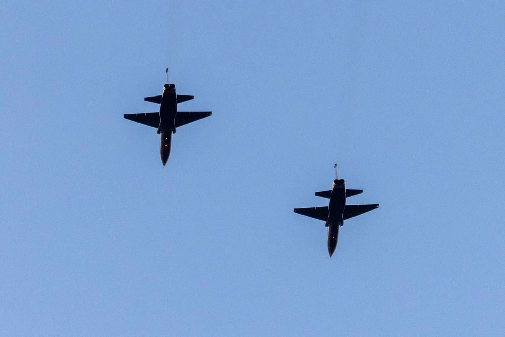 T-38A Two Ship Formation Flyover