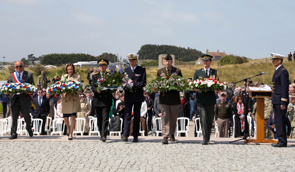 Utah Beach Ceremony: D-Day 79