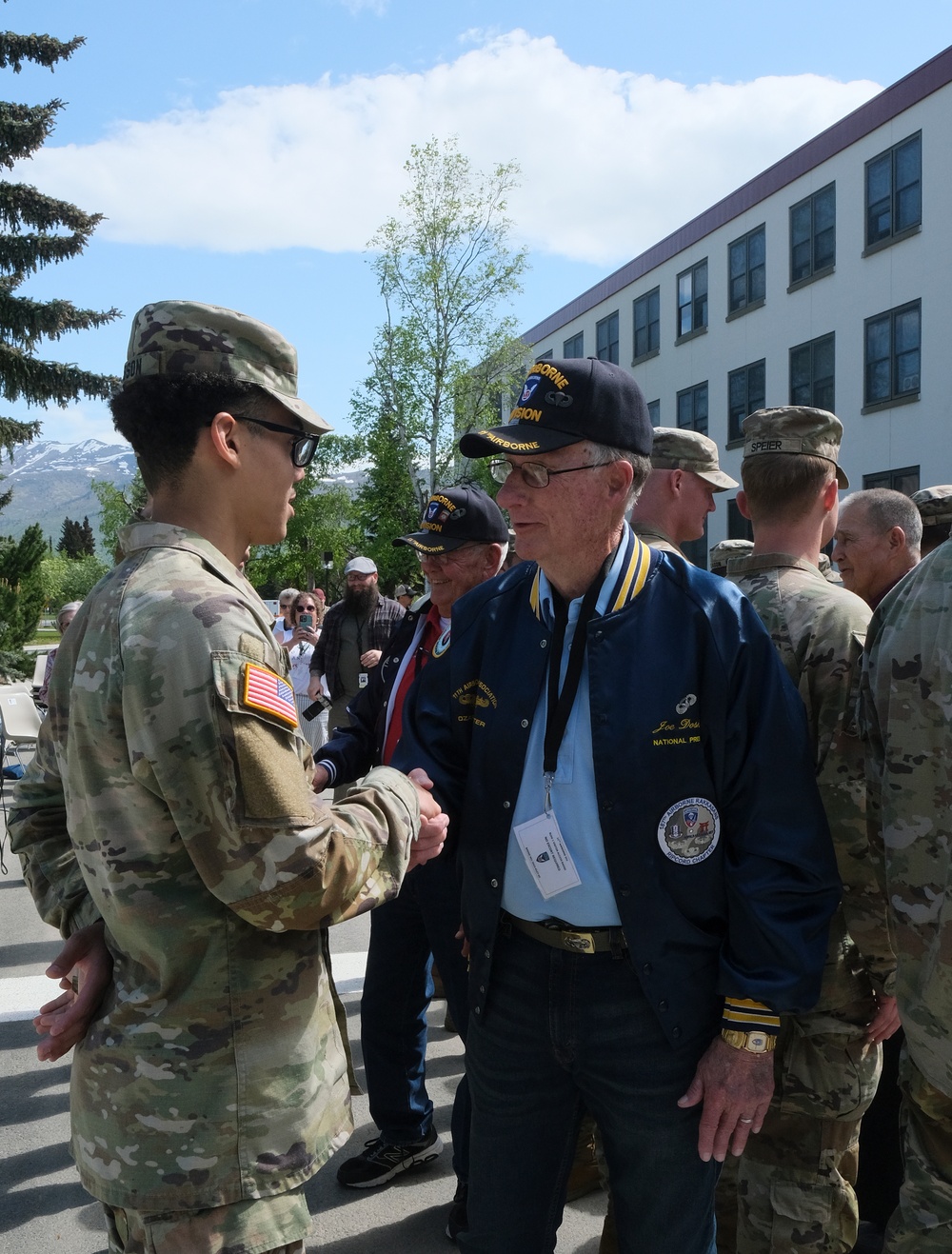 11th Airborne Division Veterans attend Patching Ceremony During Angel Rendezvous Week [3 of 5]