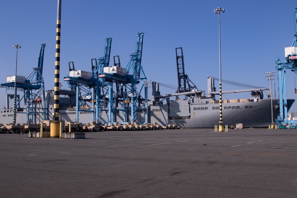 833rd Transportation Battalion Loads Equipment for Deployment in the Pacific