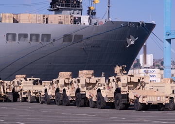 833rd Transportation Battalion Loads Equipment for Deployment in the Pacific