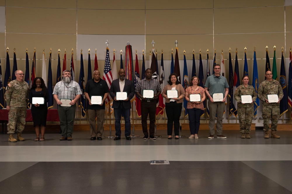 Medical research and development commanding general recognizes, awards USAMMDA team members