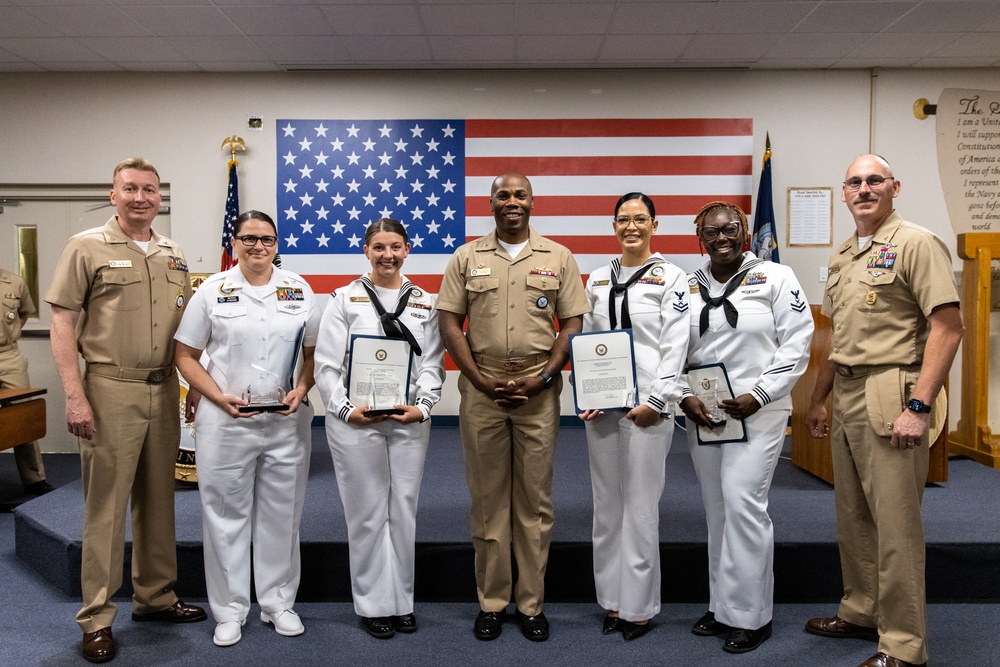 RDML Walker Presents Bakarian Award