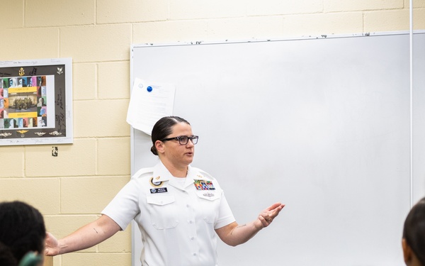 RDML Walker Presents Bakarian Award