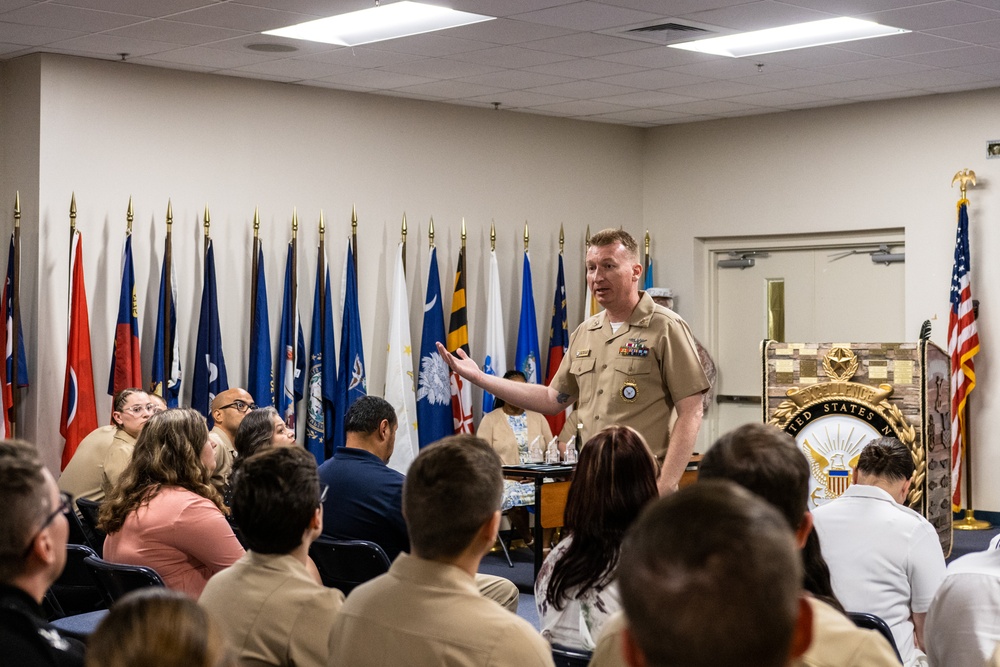 RDML Walker Presents Bakarian Award