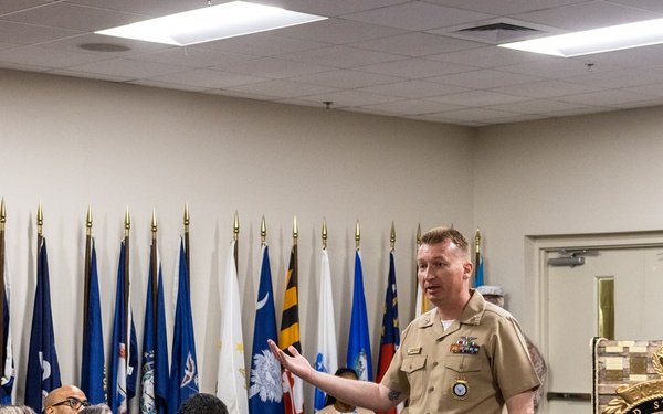 RDML Walker Presents Bakarian Award