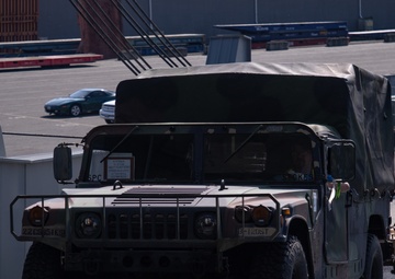 833rd Transportation Battalion Loads Equipment for Deployment in the Pacific