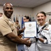 RDML Walker Presents Bakarian Award