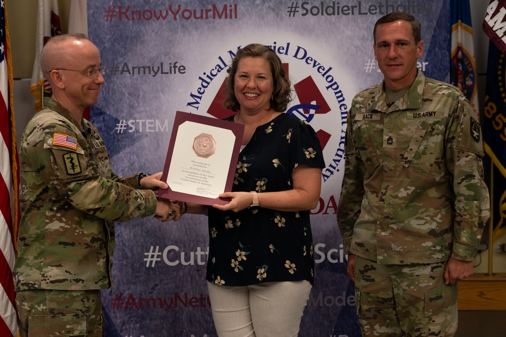 USAMMDA team gathers for command town hall, awards presentation