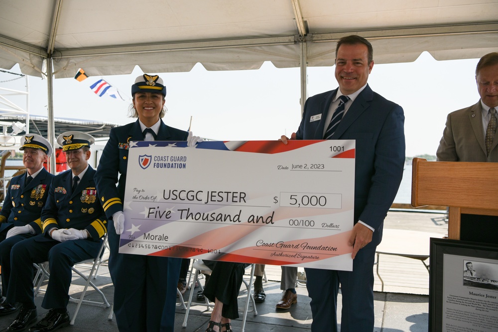 Coast Guard Cutter Maurice Jester (WPC 1152) commissioning ceremony