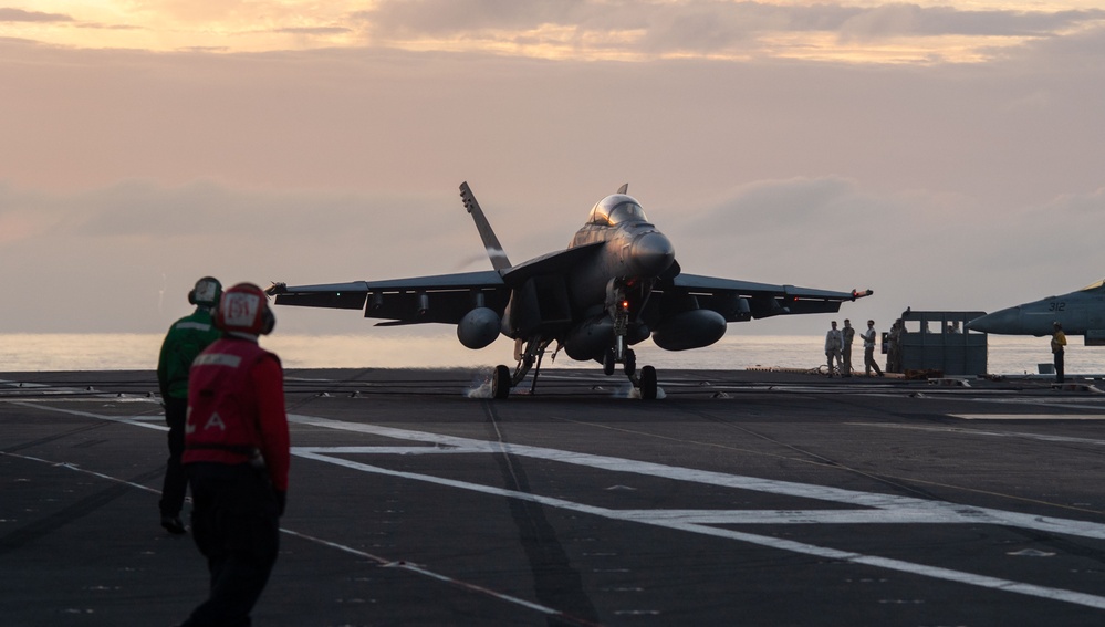 USS Ronald Reagan (CVN 76) conducts flight operations