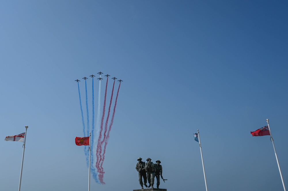 Ramstein C-130s conclude D-Day 79 with flyover at Gold Beach