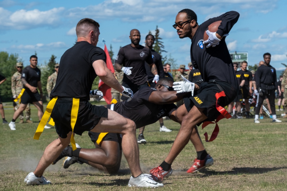 11th Airborne Division Angel Rendezvous Week Football at Fort Wainwright