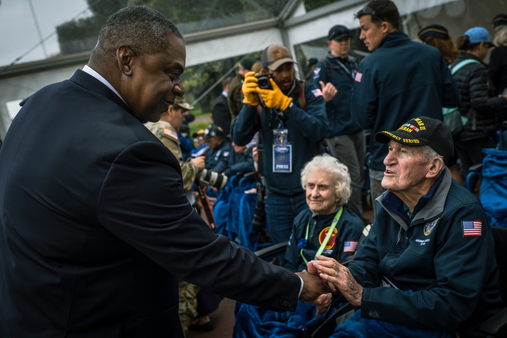 Secretary Austin Attends 79th D-Day Commemoration in Normandy