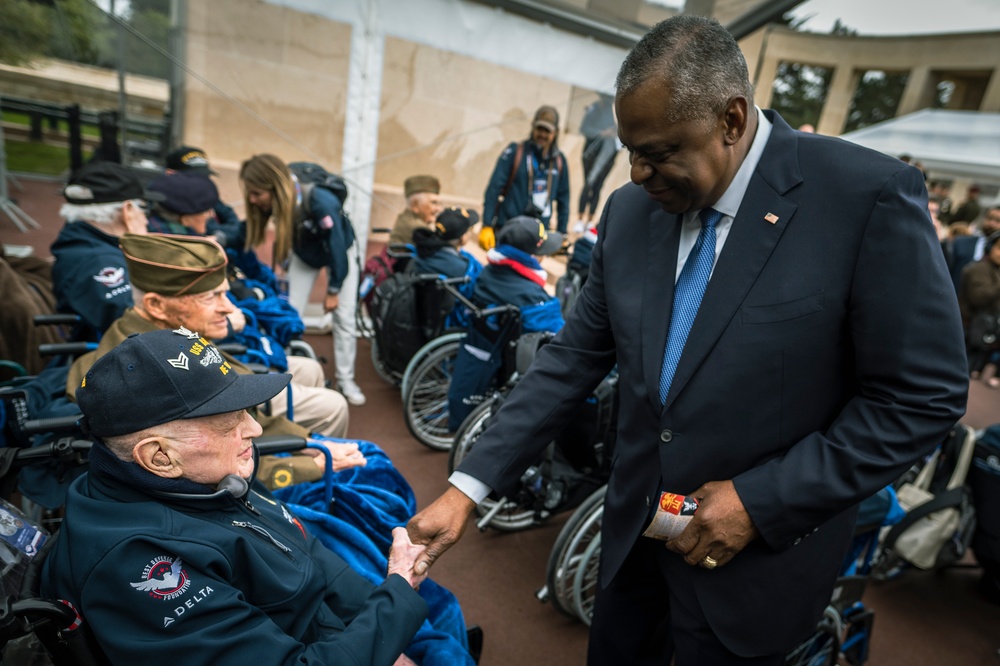 Secretary Austin Attends 79th D-Day Commemoration in Normandy