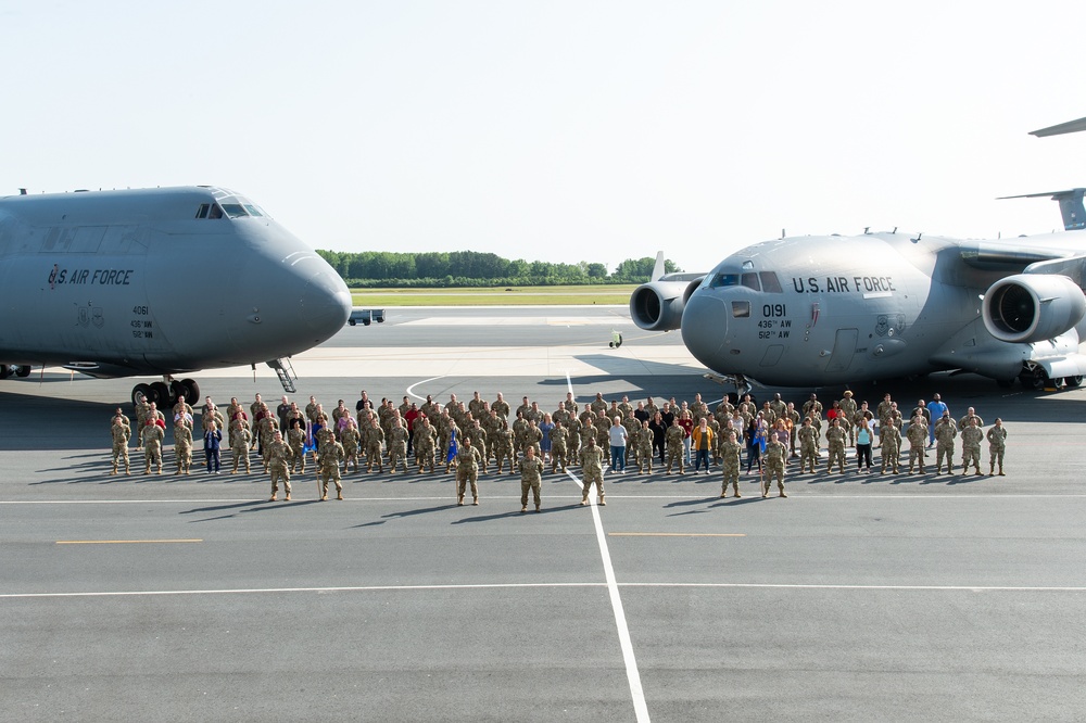 Dover AFB hosts group and squadron photo day