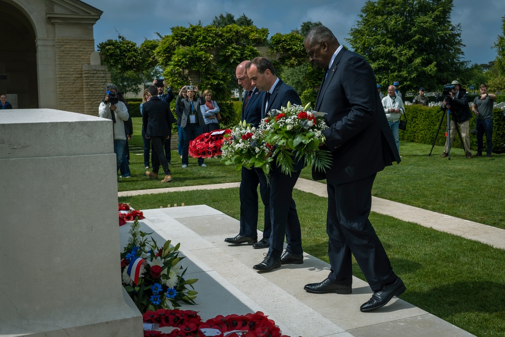 Secretary Austin Attends 79th D-Day Commemoration in Normandy