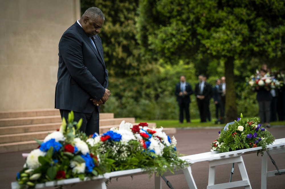 Secretary Austin Attends 79th D-Day Commemoration in Normandy