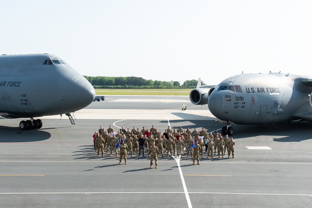 Dover AFB hosts group and squadron photo day