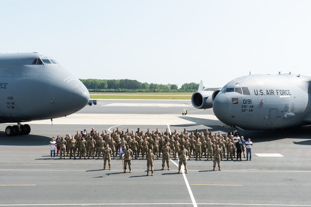 Dover AFB hosts group and squadron photo day