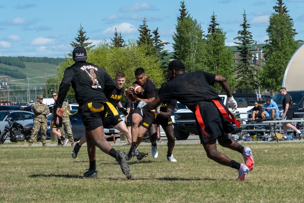 11th Airborne Division Angel Rendezvous Week Football at Fort Wainwright