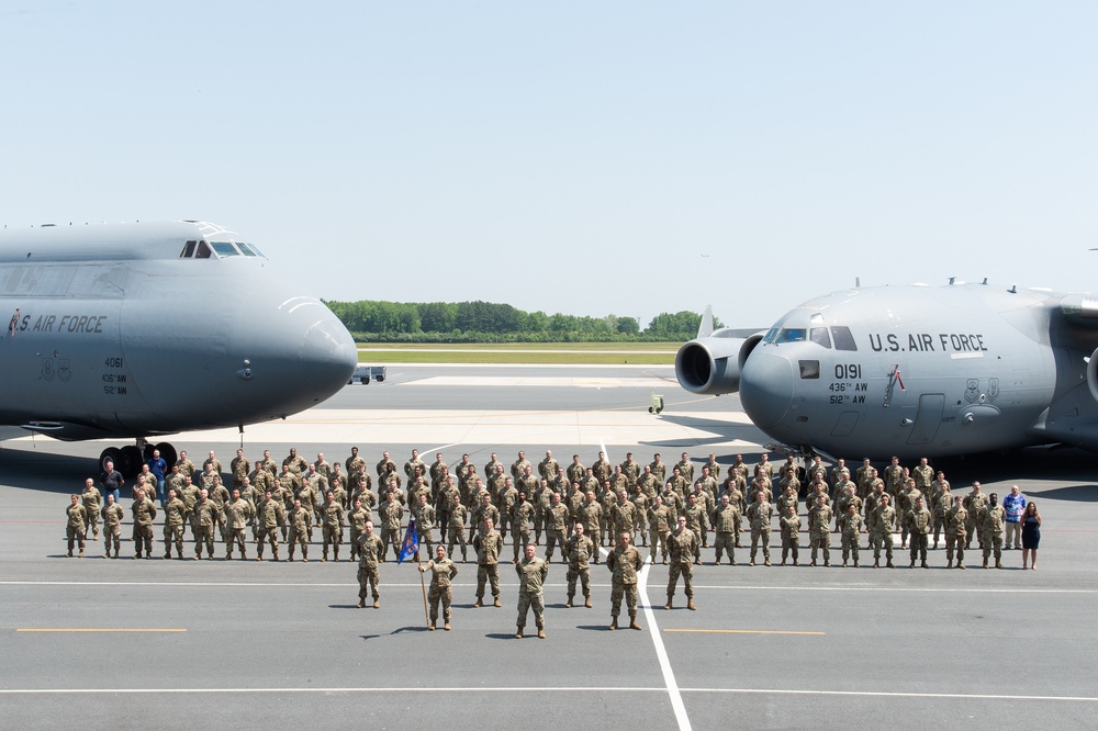 Dover AFB hosts group and squadron photo day