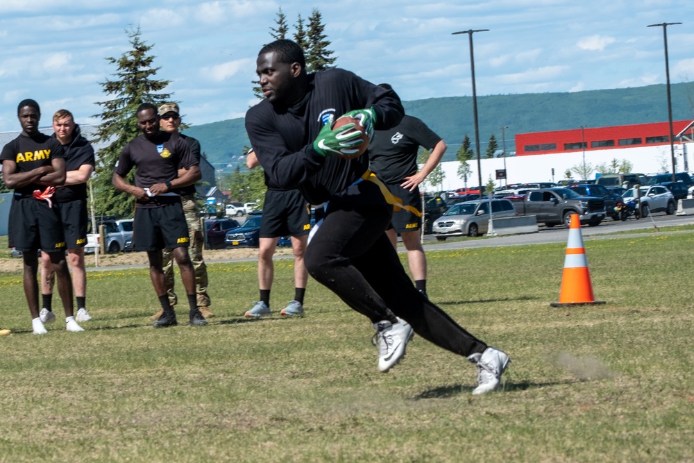 11th Airborne Division Angel Rendezvous Week Football at Fort Wainwright