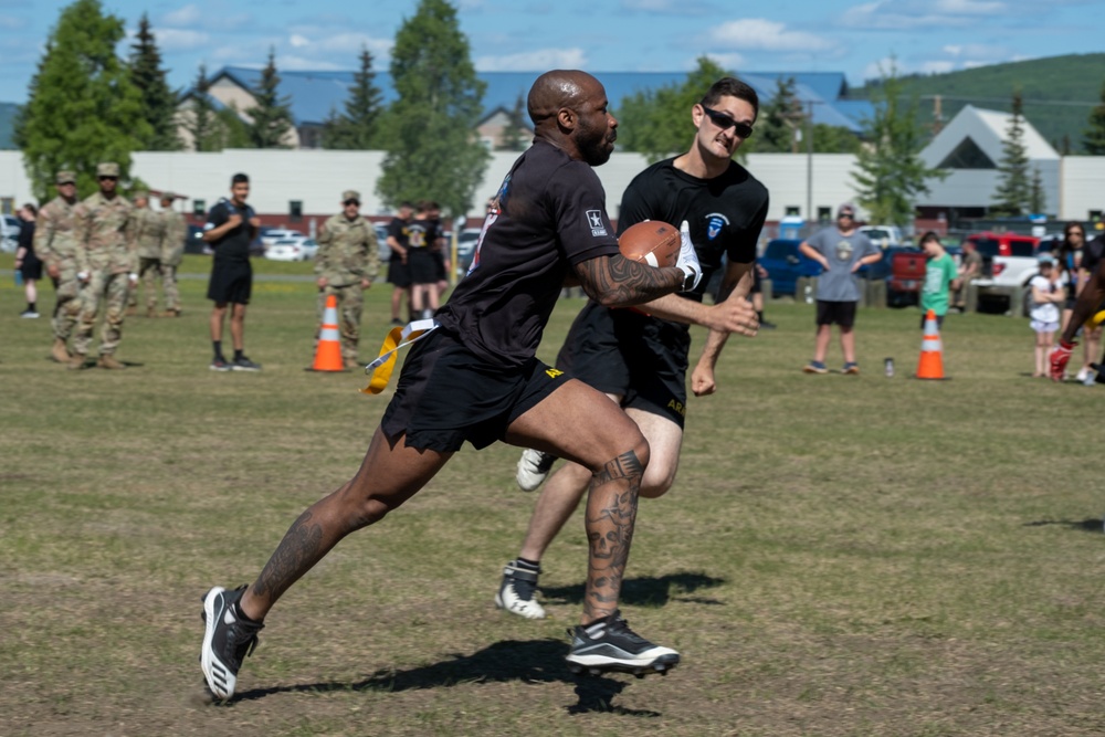 11th Airborne Division Angel Rendezvous Week Football at Fort Wainwright