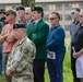 Attendees listen intently to the speakers at the ceremony for Gary Gordon