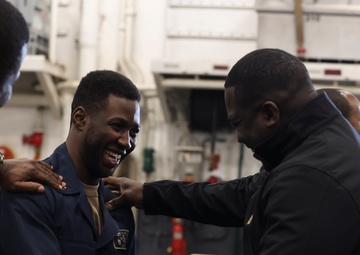 USS Bataan Frocking Ceremony