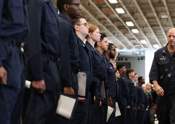 USS Bataan Frocking Ceremony