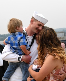 USS San Juan returns from final deployment