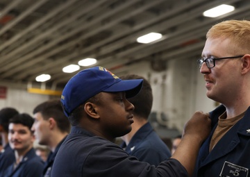 USS Bataan Frocking Ceremony